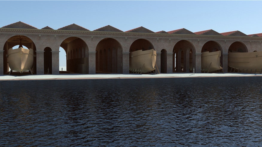 ancient roman shipyard